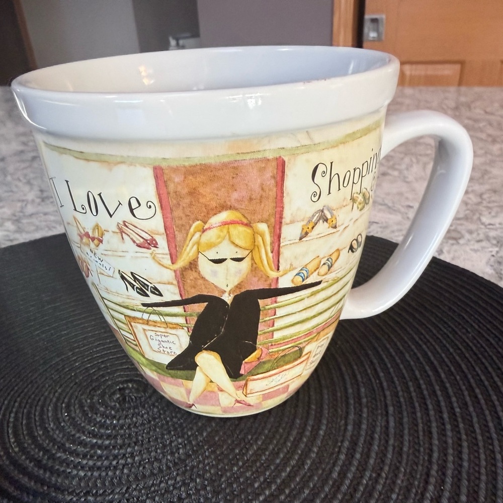 LANG I Love Shopping mug